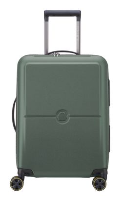 DELSEY PARIS Turenne 2.0 4 Double Rolls Cabin Trolley Slim Line 55 XS Green