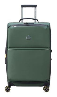 DELSEY PARIS Turenne Soft 4 Double Rolls Val Exp Trolley 66 M Green