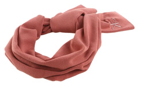 Calvin Klein CKJ Monogram Embro Scarf Dusty Rose