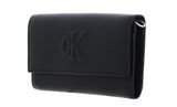 Calvin Klein CKJ Sculpted Long Wallet Black Calvin Klein CKJ Sculpted Long Wallet Black