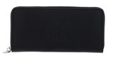 Calvin Klein CKJ Sculpted Zip Around Deboss Wallet Black Calvin Klein CKJ Sculpted Zip Around Deboss Wallet Black