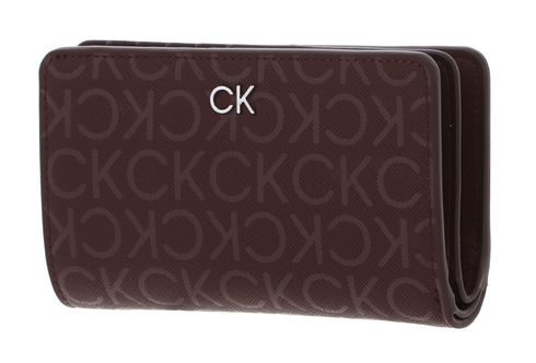 Calvin Klein CK Daily Bifold Wallet Cioccolate Lab Monogram Pu