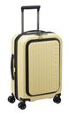 DELSEY PARIS Securitime Zip Expandable F / O 4 Double Rolls Cabin Trolley 55 S Pale Yellow