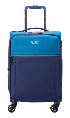 DELSEY PARIS Brochant 3 4 DR Exp Cabin Trolley 55 S Ocean Blue