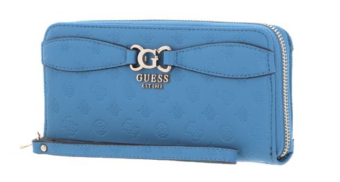 GUESS Arlena Logo SLG Zip Around Wallet L Slate Logo