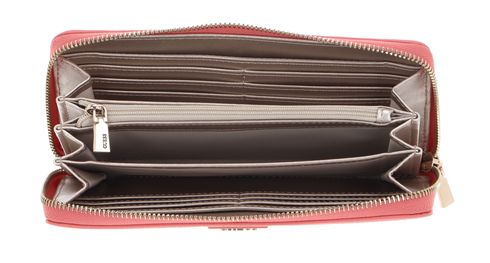 Portafoglio Donna Woodland Leathers In Ecopelle – RFID, Organizer Con Scomparti, 10x15.5 Cm, Beige