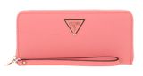 GUESS Laurel SLG Large Zip Around Wallet L Coral GUESS Laurel SLG Large Zip Around Wallet L Coral