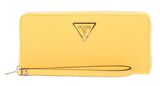 GUESS Laurel SLG Large Zip Around Wallet L Lemon GUESS Laurel SLG Large Zip Around Wallet L Lemon