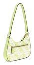 GUESS Ruma Mini Top Zip Shoulder Bag Chartreuse Logo GUESS Ruma Mini Top Zip Shoulder Bag Chartreuse Logo