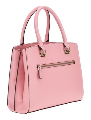 NWT popular Guess Pink Logo 3 entry satchel purse