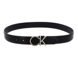 Calvin Klein Re-Lock CK Logo Belt 30MM W115 CK Black / Gold Calvin Klein Re-Lock CK Logo Belt 30MM W115 CK Black / Gold