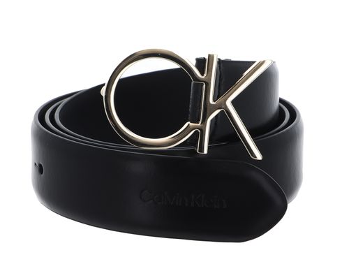 Calvin Klein Re-Lock CK Logo Belt 30MM W135 CK Black / Gold