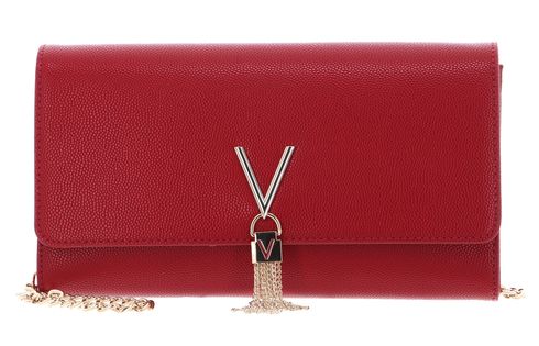 VALENTINO Divina Lady Clutch Rosso Scuro