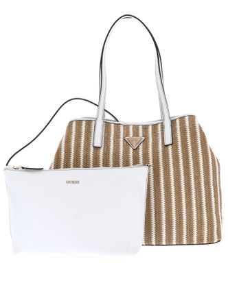 GUESS Vikky II 2 in 1 Tote Bag L Natural Multi