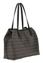 GUESS Vikky II 2 In 1 Tote Charcoal Logo