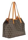 GUESS Vikky II 2 In 1 Tote Black Logo / Cognac