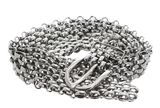Vanzetti Chain Belt 25 mm W130 Silver Shiny Größe XL