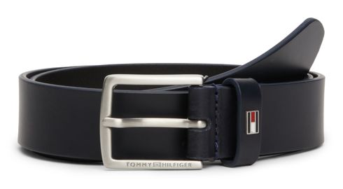 TOMMY HILFIGER Leather Belt Kids W85 Space Blue