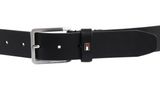 TOMMY HILFIGER Oliver 3.5 Ext Leather Belt W135 Black TOMMY HILFIGER Oliver 3.5 Ext Leather Belt W135 Black