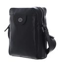 THE BRIDGE Fabio Crossover Bag Nero Rutenio Scuro THE BRIDGE Fabio Crossover Bag Nero Rutenio Scuro