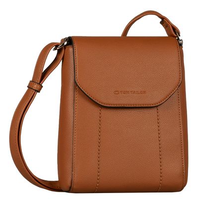 TOM TAILOR Ammi Flap Bag S Cognac