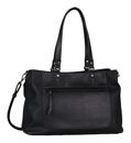 TOM TAILOR Larea Zip Shopper L Black TOM TAILOR Larea Zip Shopper L Black