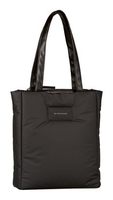 TOM TAILOR Patti Zip Tote Bag M Black