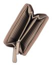 TOM TAILOR Amela Zip Wallet M Taupe TOM TAILOR Amela Zip Wallet M Taupe