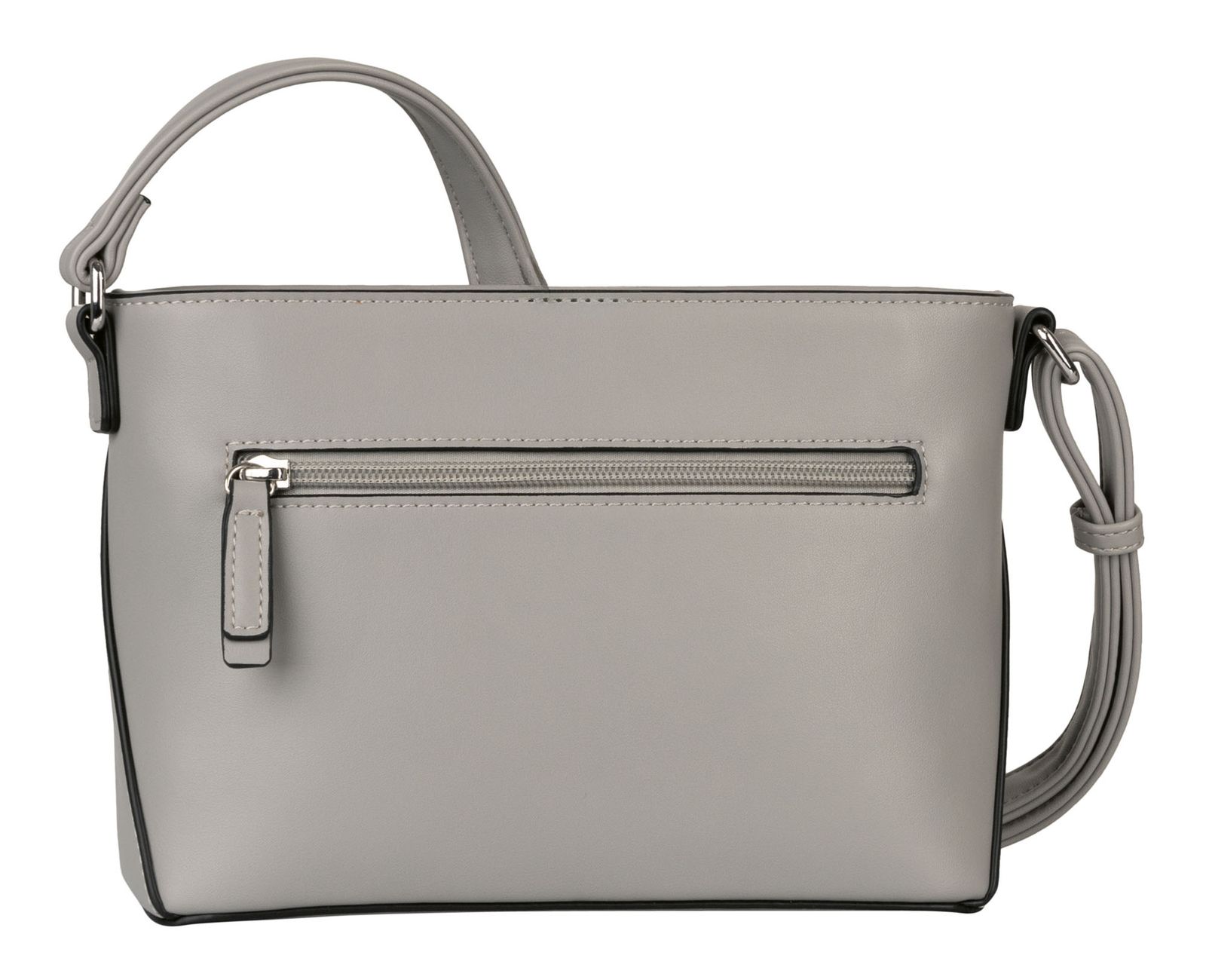 TOM TAILOR Denim Borsa A Tracolla Donna Heidy - Piccola In Grigio Con Chiusura Lampo - Collezione Autunno/Inverno 2024