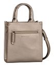 TOM TAILOR Denice Zip Tote Bag S Metallic Taupe TOM TAILOR Denice Zip Tote Bag S Metallic Taupe