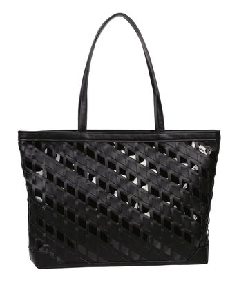 Gabor Lilien Zip Shopper XL Patent Black