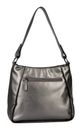 Gabor Benira Hobo Bag M Metallic Grey