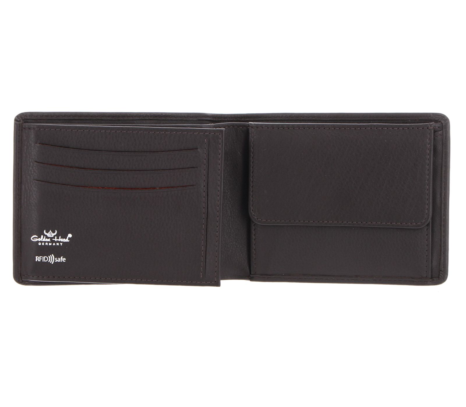 Golden Head Dublin RFID Protect Scheintasche 1126 Braun Golden Head Dublin RFID Protect Scheintasche 1126 Braun