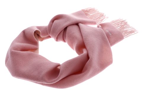 Calvin Klein CK Daily Fringes Two Tones Scarf Petal Blush / Bright White