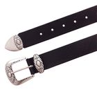 Vanzetti 35mm Leather Belt With Fittings W80 Black