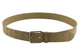 LACOSTE Monogramme Embossed Belt W115 Roasted Cashew