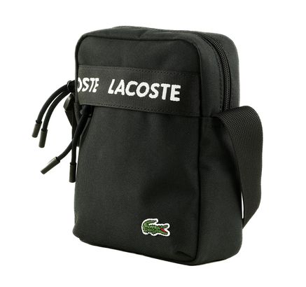 LACOSTE cross body bag Neocroc Vertical Camera Bag Tape Noir