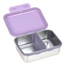 Lässig Lunchbox Stainless Steel Heart Lilac