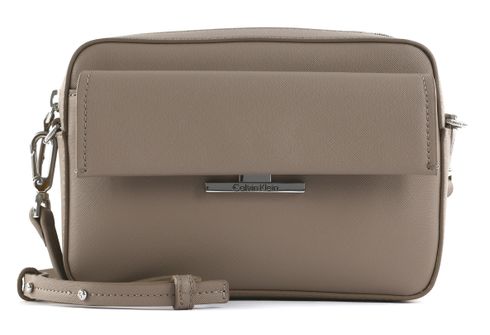 Calvin Klein CK Linear Camera Bag Saffiano Cinder