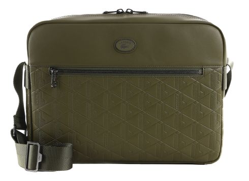 LACOSTE Nomogramme Airline Reporter Bag Ivy Green