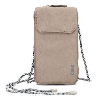 zwei Mademoiselle.M Phone Bag MP30 Nubuk-Cappuccino