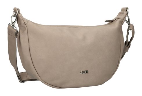 zwei Mademoiselle.M M70 Half-Moon Bag Nubuk-Cappuccino