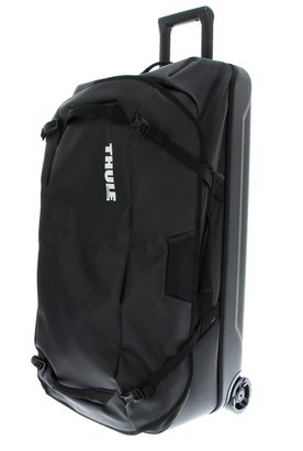 THULE Chasm Recycled Wheeld Checked Rolling Duffle L Black