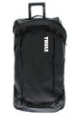 THULE Chasm Recycled Wheeld Checked Rolling Duffle L Black THULE Chasm Recycled Wheeld Checked Rolling Duffle L Black