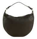 abro Leather Adria Hobo Bag Lulu Small S Dark Brown