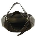 abro Leather Adria Hobo Bag Lulu Small S Dark Brown