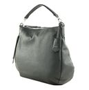 abro Leather Adria Hobo Bag Juna L Dark Grey abro Leather Adria Hobo Bag Juna L Dark Grey