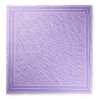 BOSS Laik Scarf 120X120 Purple