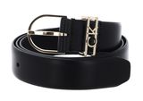 Calvin Klein CK Daily Loop Round Buckle Belt 2,5 cm W90 CK Black Calvin Klein CK Daily Loop Round Buckle Belt 2,5 cm W90 CK Black