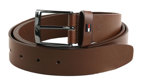 TOMMY HILFIGER Adan New Leather Belt 3.5 EXT W140 Tan